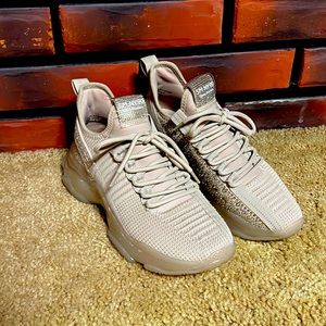 Steve Madden bling nude sneakers